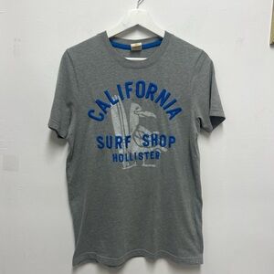 Hollister California Surf Shop Gray Tee